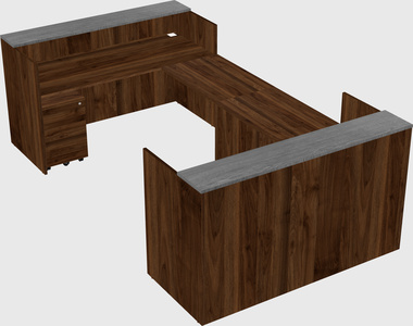 Reception desk u-shape