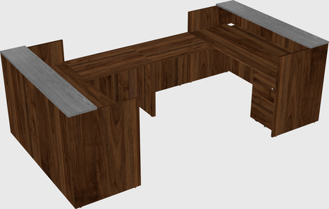 Reception desk u-shape