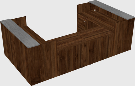 Reception desk u-shape