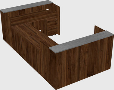 Reception desk u-shape