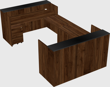 Reception desk u-shape