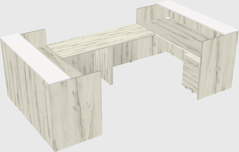 Reception desk u-shape