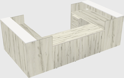 Reception desk u-shape