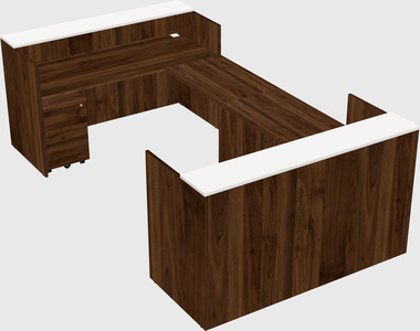 Reception desk u-shape