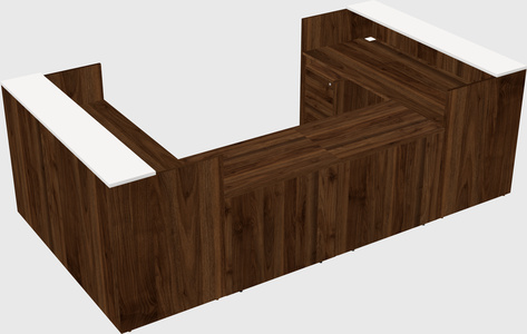 Reception desk u-shape