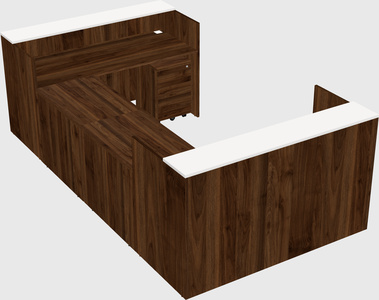 Reception desk u-shape