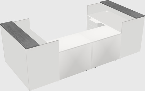 Reception desk u-shape