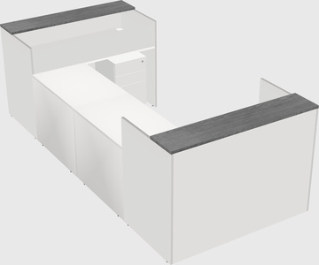 Reception desk u-shape