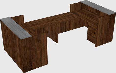 Reception desk u-shape