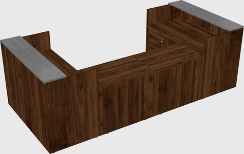 Reception desk u-shape