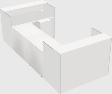 Reception desk u-shape