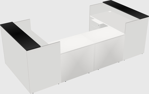 Reception desk u-shape