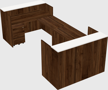 Reception desk u-shape