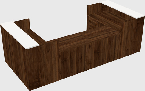 Reception desk u-shape