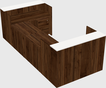 Reception desk u-shape