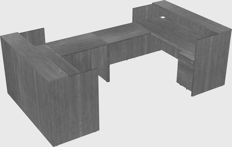 Reception desk u-shape