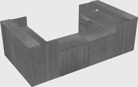 Reception desk u-shape