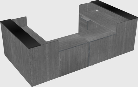 Reception desk u-shape