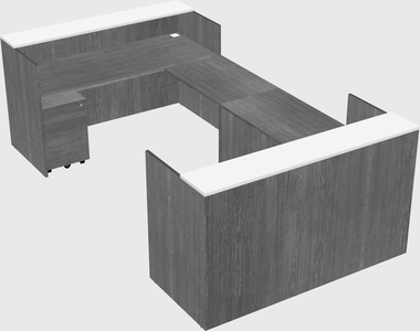 Reception desk u-shape