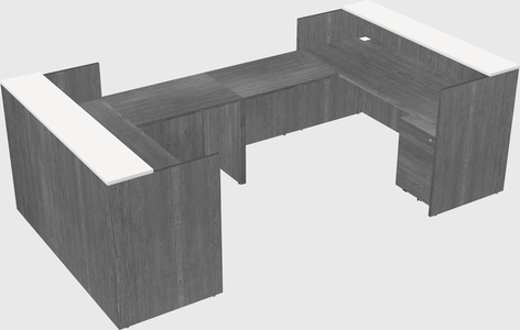 Reception desk u-shape