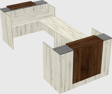 Reception desk u-shape