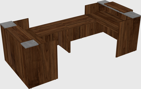 Reception desk u-shape