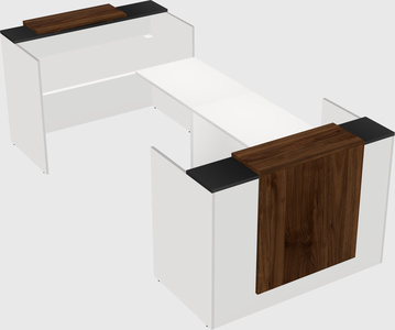 Reception desk u-shape