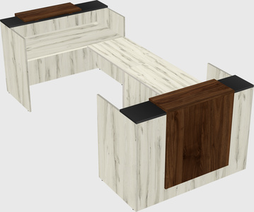 Reception desk u-shape