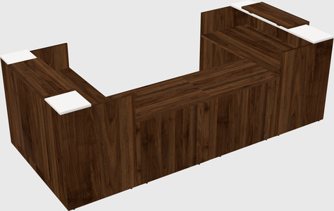 Reception desk u-shape