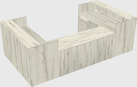 Reception desk u-shape