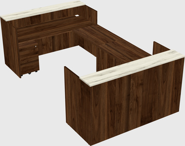 Reception desk u-shape