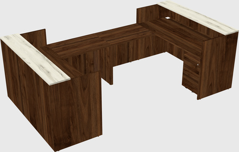 Reception desk u-shape