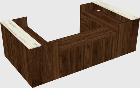 Reception desk u-shape
