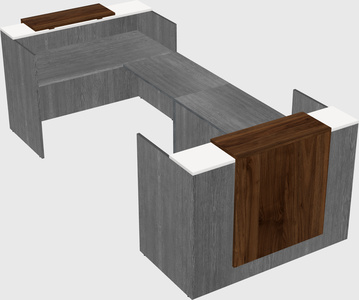 Reception desk u-shape