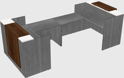 Reception desk u-shape