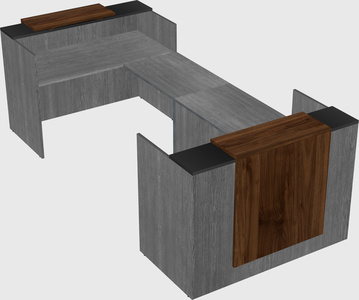 Reception desk u-shape