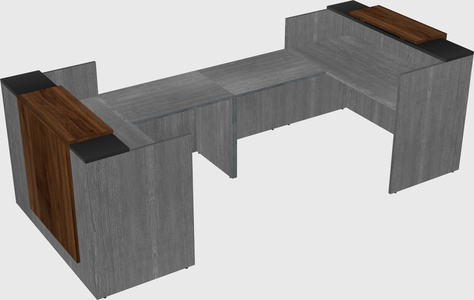 Reception desk u-shape