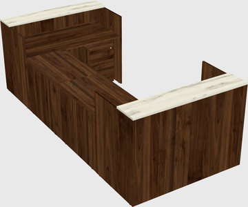 Reception desk u-shape
