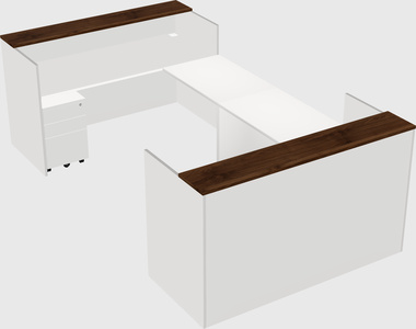Reception desk u-shape