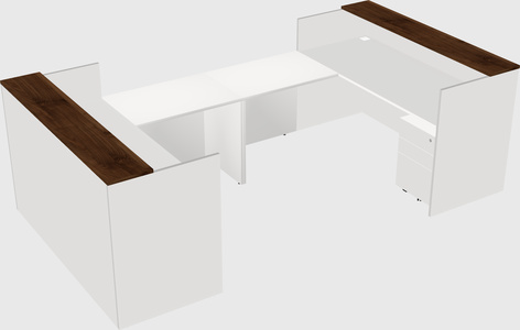 Reception desk u-shape