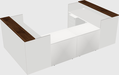 Reception desk u-shape
