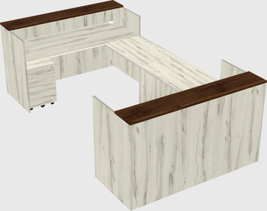 Reception desk u-shape