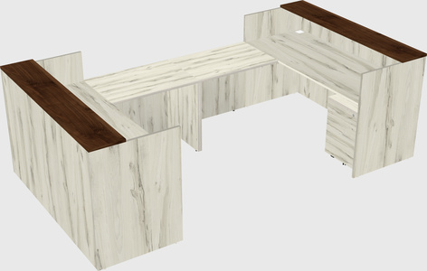 Reception desk u-shape