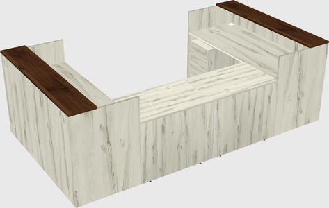 Reception desk u-shape