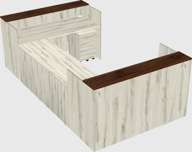 Reception desk u-shape