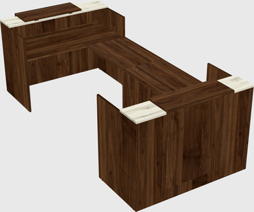 Reception desk u-shape
