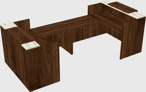 Reception desk u-shape