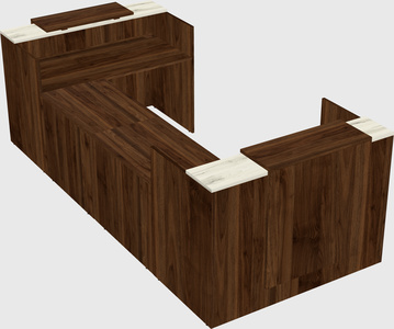 Reception desk u-shape