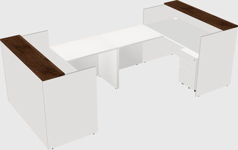Reception desk u-shape