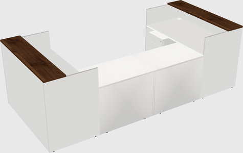 Reception desk u-shape